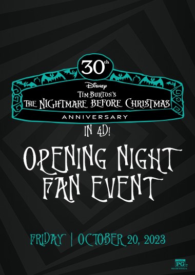 The Nightmare Before Christmas Fan Event Poster