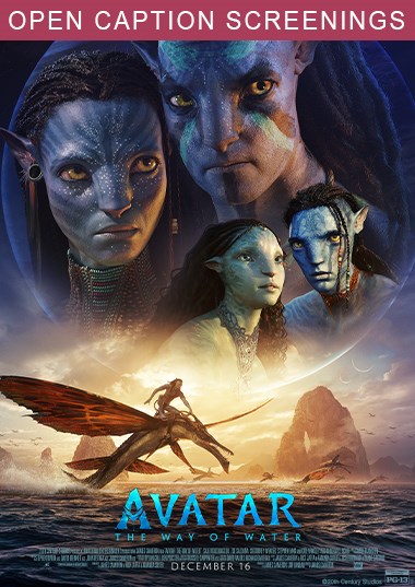 Avatar the Way of Water 3D Open Caption Poster
