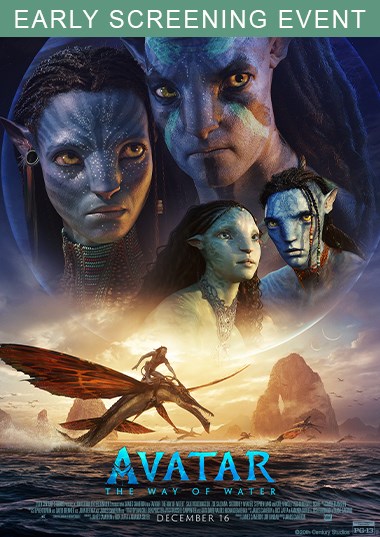 Avatar the Way of Water 3D Early Screening Poster
