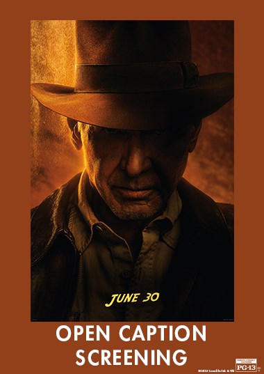 Indiana Jones and the Dial of Destiny Open Caption Poster