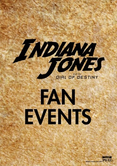 Indiana Jones and the Dial of Destiny Fan Events Poster